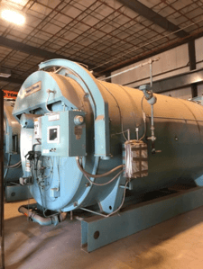 500 HP Cleaver-Brooks Boiler, 4-Pass dryback, Natural Gas, 60 PSI, 1991