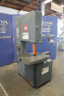 24" x 12" Grob #4V-24, Vertical Band Saw, 5000 FPM, 3 HP, 1/8" - 1" x 175" blade