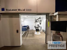 Image for Trumpf #TruLaser-Weld-5000, 4000 watt, Kuka 6-Axis robotic welder, rotary table, low hours, 2018, #31983