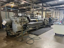 25" x 240" Axelson, Engine Lathe, 25" over bed, 240" centers, 24" chuck, 24" 4-Jaw chuck, used, 12656