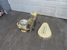 8" Prater #PAV-8C, rotary airlock, open rotor, 12.5" flange to flange, 3/4 HP