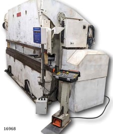 175 Ton, Accurpress #717512, 12' overall, 124" between housing, Automec CNC 150 autogauge, 1997