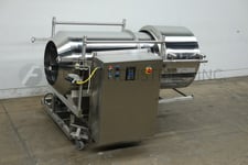 Spray Dynamic #Soft-Flight, 38" OD Stainless Steel continuous motion coating drum, 38" ID x 99" long coating
