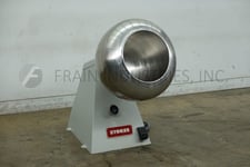Image for 36" x 28" Stokes #90018, Stainless Steel pear shaped coating pan, mounted on painted base frame