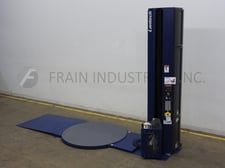 Lantech #Q-300, semi automatic, low profile, extended column, stretch wrapper, rated from 5-35 pallets per