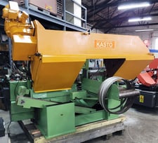 18" x 18" Kasto Racine #PBA460AU, heavy duty horizontal band saw, 7 HP, new blades, 1983