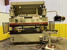 90 Ton, Cincinnati #90CB6, CNC hydraulic press brake, 8' overall, 78" between housing, 8" stroke, 7" throat