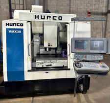 Hurco #VMX-30, Hurco Ultimax CNC, 30" X, 20" Y, 24" Z, 40" x20" table, #40 taper, 10000 RPM, 24 automatic