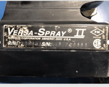 Nordson #Versa-Spray-II, automatic powder spray gun 228665, refurbished