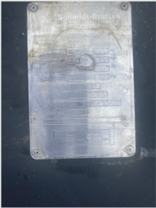 Schmidt Bretten #Sigma 017, Plate Heat Exchanger, Part #4-017-GBE-013-001