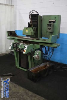 8" x 24" Jacobson #SJ824, horizontal surface grinder, 12" x1" wheel, power elevation, #75606
