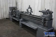 20" x 120" Summit, gap bed engine lathe, 12.5" swing over cross slide, 3-jaw 12" chuck, 10 HP, inch/metric