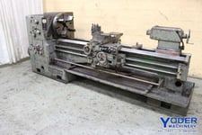 22" x 78" Lang #15D/39/JCFVS, engine lathe, 13" swing over cross slide, 4-jaw 20" chuck, 10 HP, #72653