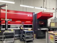 110 Ton, Amada #HG-1003ATC, Servo hydraulic CNC press brake w/auto tool changer, 2015