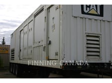 1475 KW Caterpillar XQ1475G, Mobile Generator Set, Natural Gas, 1500 RPM, 400V, 12160 hours, 2014