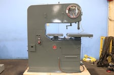 36" x 12" DoAll #612-H, vertical band saw, 2 HP, variable speed, hydraulic table, foot pedal, 1969