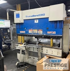 60 Ton, Trumpf #Trumabend-C60, 6.1' overall, 69" between housing,Trumpf 6-Axis CNC,crowning, 2003, #32415