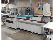 Holz-Her #1435-SE, Edgebander, 5 mm thickness capacity, automatic magazine coil & strips, 3 mm PVC capacity