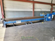 24' x 1/4" Kenton #1036-8, initial pinch plate roll, front pinch roll adj., motorized rear roll adj., fwd /