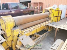 10' x 1" Bertsch, hydraulic double pinch plate bending roll, hydraulic drop end, power roll adj., 30 HP