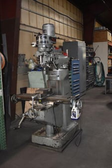 Yamazen #YC-1-1/2VA, vertical mill, 9" x42" table, 80-2720 RPM, 5" quill travel, 2 HP, 1978