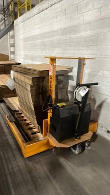 Econo Lift #SENPZ36-10, electric pallet jack, 2017