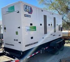 Caterpillar #XQ425, portable diesel generator set, 764 hours, 2021