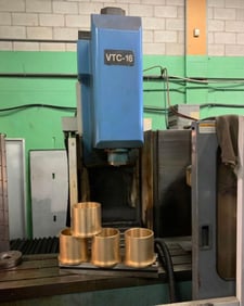 Mazak #VTC-16B, 24 automatic tool changer, 44" X, 16" Y, 20" Z, 8000 RPM, #40, 15 HP, M-32B, chip conveyor