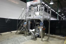 Ohlson #VFFX-427, automatic, Stainless Steel, continuous motion, vertical form, fill, seal machine, 20-90