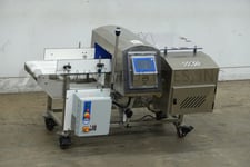 Loma #IQ4 6X17, automatic, Stainless Steel metal detector, mounted on 4 leg base frame