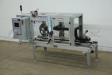Wexxar #290T-LTR, automatic, uniform, top case sealer, 5-50 cases/minute, 2" Deka top tape head with