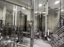 7500 gallon Feldmeier #7500JKT, Stainless Steel jacketed & insulated process tank, 120" dia., 144" straight