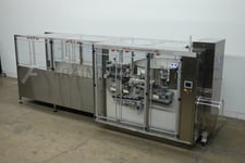 New England #NEHCP-60, automatic, compact, Stainless Steel bulk bottle unscrambler, AB controller with touch