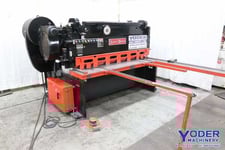 1/4" x 6' Lodge & Shipley #S-0406SL, power squaring shear, 36" front operated power back gauge, 9 hold downs