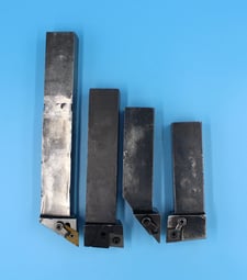 Valenite #MVJNR-24-4E, indexable tool holders, 1-1/2" x 1-1/2" x 5-1/8" shank, (4 available)