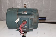 60 HP 1200 RPM Reliance Duty Master electric motor, Frame 405T, TEFC, 1.15 service factor, 230/460 Volts