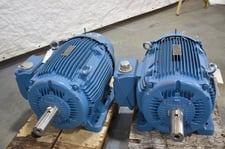 75 HP 1200 RPM Weg W22 inverter duty electric motor, Frame 404/5T, TEFC, 1.25 service factor, 230/460 V.(2