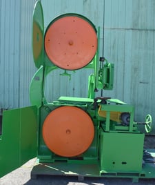 Oliver, bandsaw circle cutting machine, 5 HP, 720 RPM, serial #15171f5