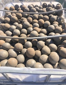 Ball mill grinding media, 3" to 5"