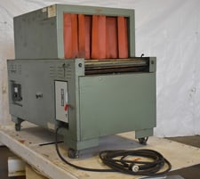 Weldotron #7321, heat shrink tunnel 28" pack, 16" package height, 230 V., serial #KI55273