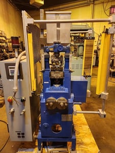 2.2 Ton, Dorst #TPAP-2,  compacting press, 1.18" upper ram stroke,.39" ejection stroke,.39" max depth of fill