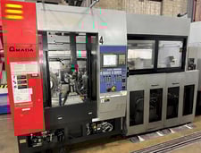 DMG Amada #S10, 8-Axis multi-tasking lathe, Fanuc 31i, 6" chuck, 12.2" dia, (2) turrets, gantry loader, 2012