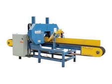 Baker #D, Grade Lumber Resaw, 40 HP resaw, 16" x 16" cutting capacity, 10 - 60 FPM, 10 HP HPU, 1.25" or 1.5"