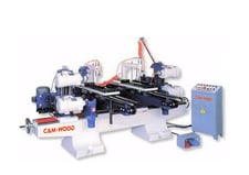Cam-Wood #Set-52SATX, Double End Tenoner, 6-Head, 60" cut length, 24" cut width, 4-1/2" clamping thickness