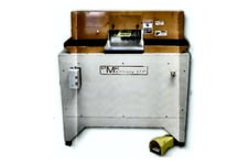 PMK Machinery #C-1203, Cope Automatic Shaper, 5 HP, 9.5" wide, (2) 1.25" diameter rotating spindle, 7000 RPM