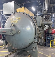 48" diameter x 72" D, Abar Ipsen #6-Bar, horizontal vacuum furnace, 2500°F , Honeywell UMC 800 Control