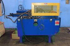 24" x .125" Air Feeds Inc. #AF3, press feed, (5) 2.25" diameter rolls, adj. cabinet mounted