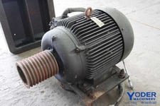 75 HP 1780 RPM General Electric, Frame 444V/ED3752BB, electric press duty motor, 208/220/440 Volts, #53159
