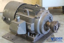 100 HP 1180 RPM Baldor, Frame 444TC, Vector drive motor w/drive, 460 Volts, #62942