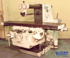 Kearney & Trecker #430TF-20, plain horizontal mill, 20" x80" table, coolant, #50NS, #16788